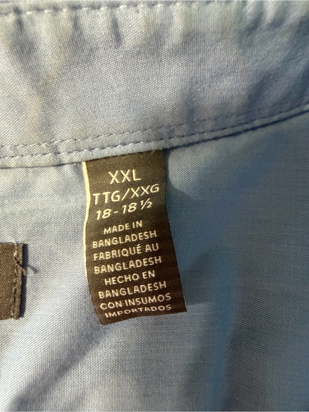 Van Heusen Light Blue Men’s Dress Shirt XXL